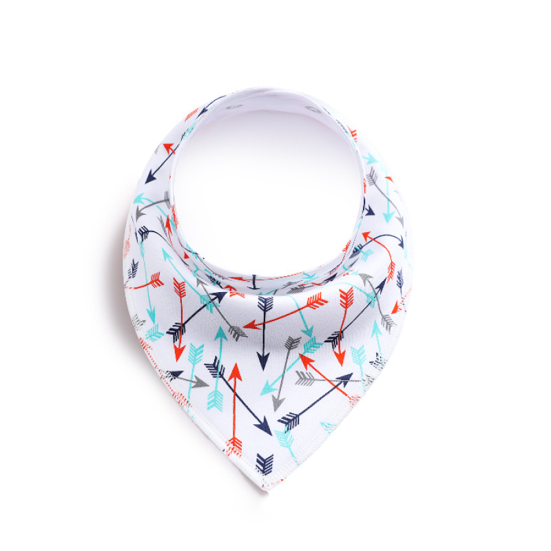 SET 4 Girls 5 Baby Bibs Bandana Handkerchief for Infant Drooling Teething Super Absorbent Bibs Age 0-24M